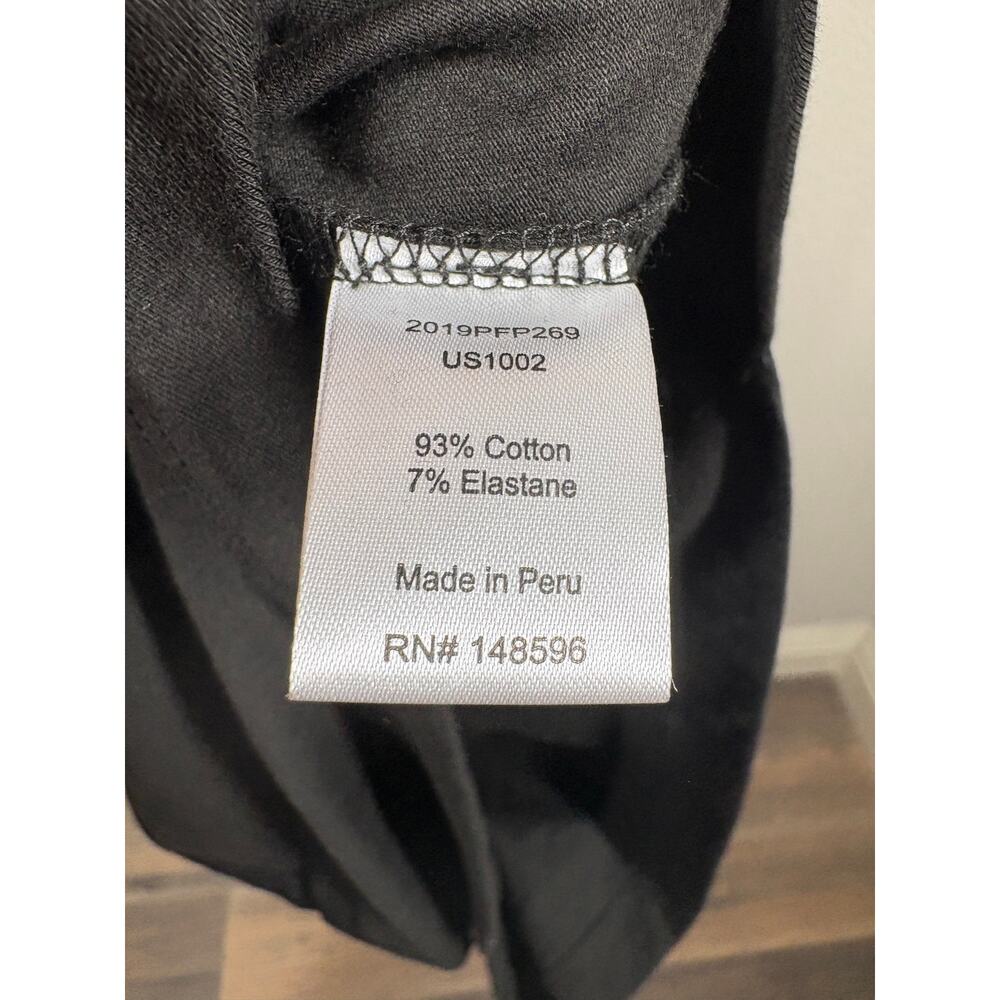 Universal Standard Size Medium Iconic Geneva Dress Black Cotton Blend Stretchy - Picture 7 of 9